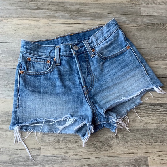 Levi's Pants - Levi’s Denim High Rise Cut Off Distressed Shorts